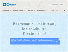 Tablet Screenshot of chelectro.com